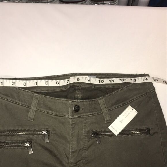 Old Navy Army Green Moto Jeans Pants - Picture 9 of 12